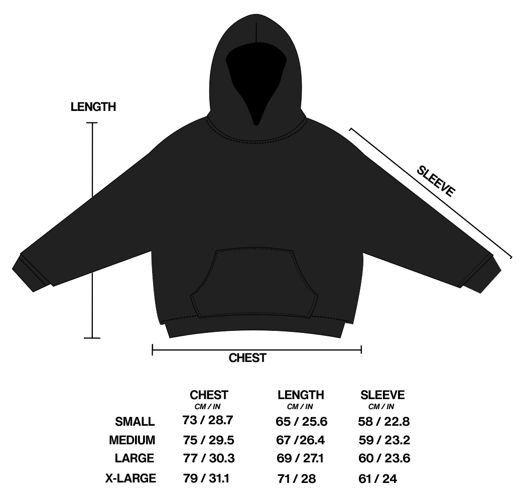 SIGMA NU HOODIE BLACK WHITE
