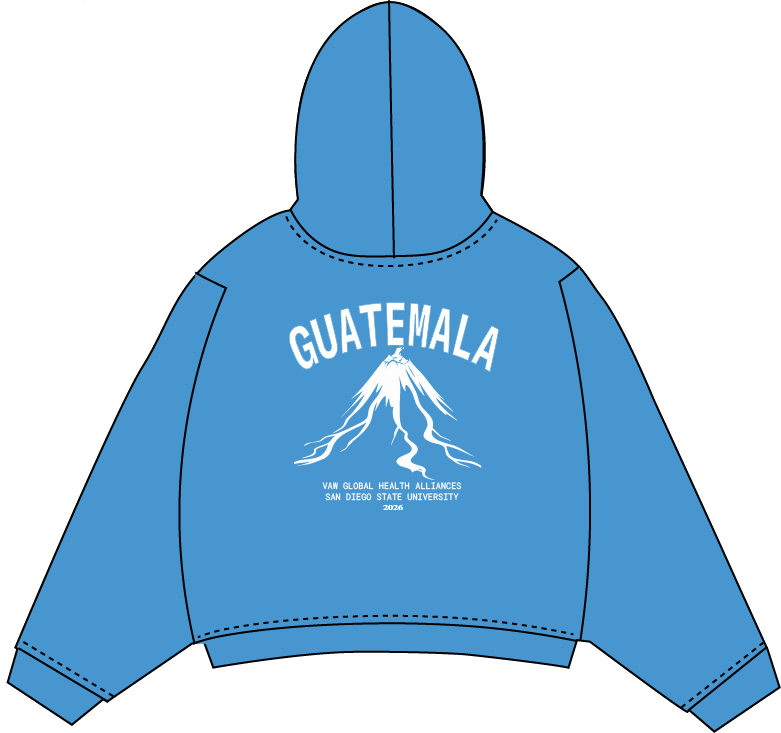 VAW GUATEMALA HEAVYWEIGHT HOODIE BLUE