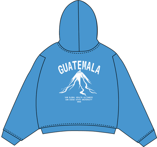 VAW GUATEMALA HEAVYWEIGHT HOODIE BLUE