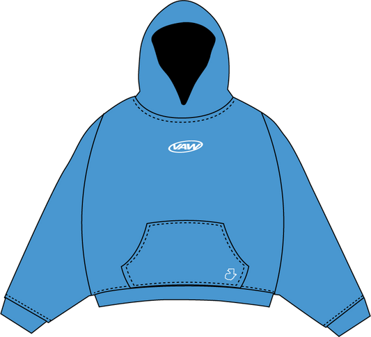 VAW GUATEMALA HEAVYWEIGHT HOODIE BLUE